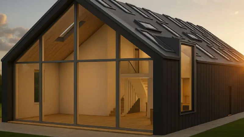 Barndo, Florida — exterior at dusk — Exterior visualization