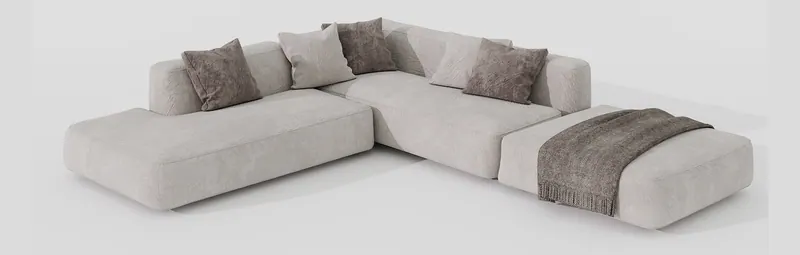Low platform corner sofa — Sofas and lounge seating
