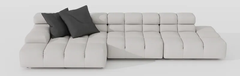 Tufted modular sofa — Sofas and lounge seating