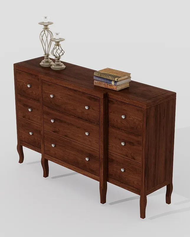 Walnut chest of drawers — Consoles and sideboards