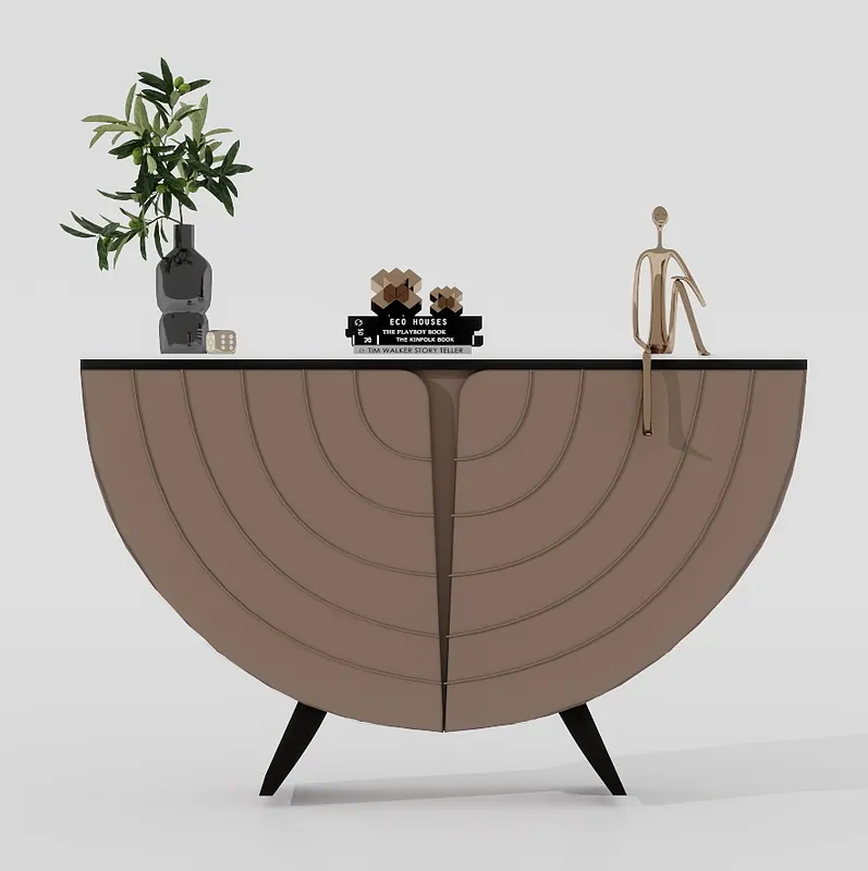 Half-moon console — fan front — Consoles and sideboards