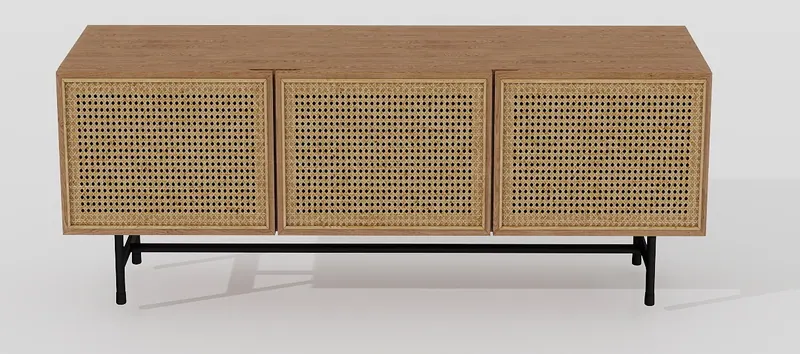Rattan media console — Consoles and sideboards