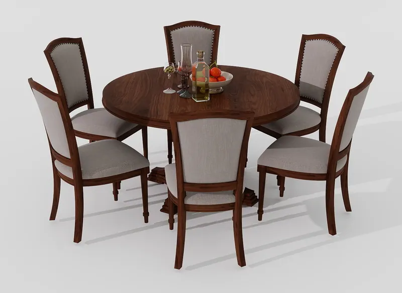 Classic round dining set — Dining