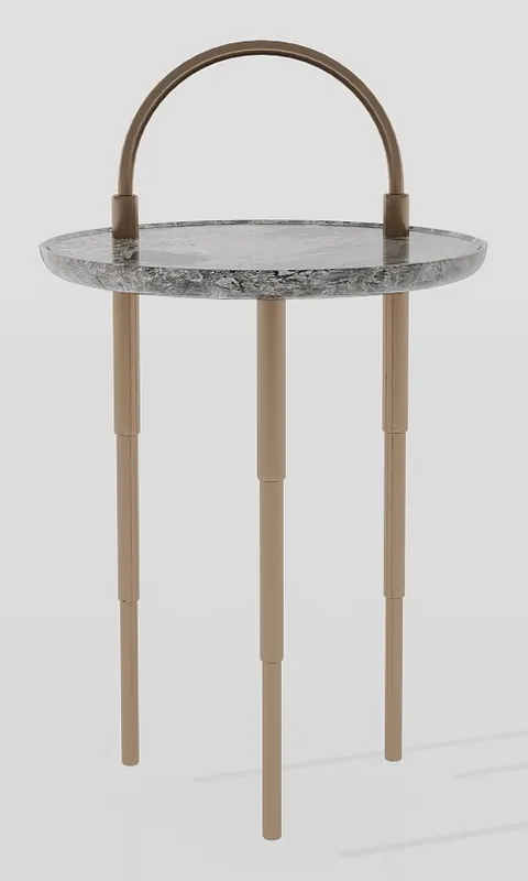Marble tray side table — Side tables