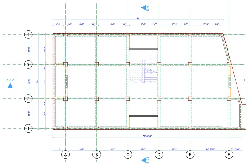 Basement plan — Urban Multi-Family Residential Flats & Layouts
