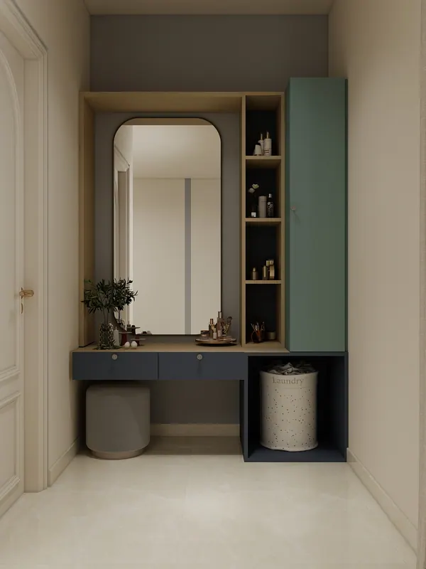 Apartment — dressing niche — Interior visualization