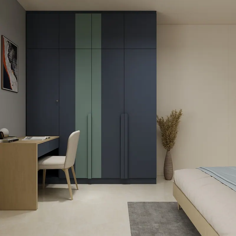 Apartment — wardrobe and desk — Interior visualization