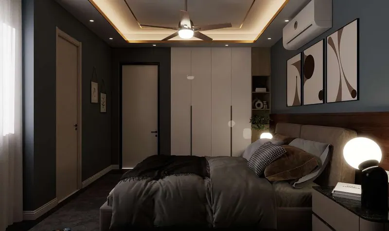 Serene Suites — bedroom — Interior visualization