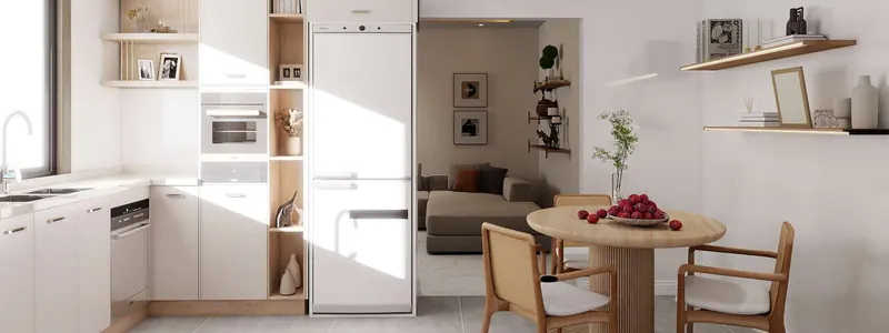 Serene Suites — kitchen and dining — Interior visualization