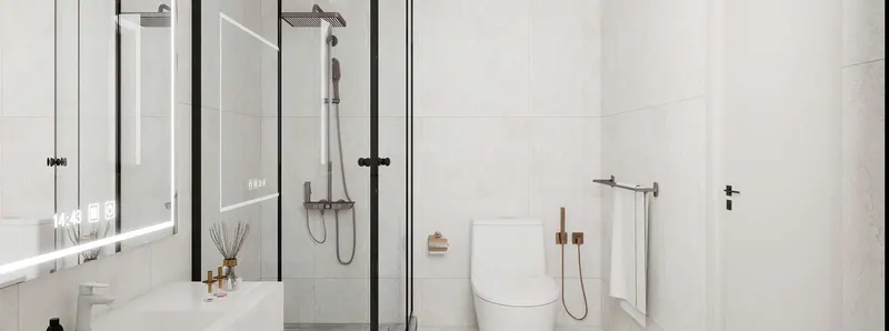 Serene Suites — bathroom — Interior visualization