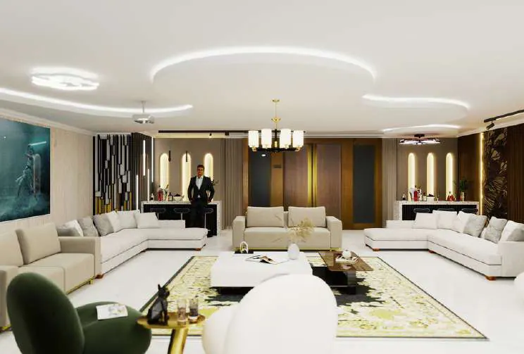 VIP Lounge, Dubai — lounge — Interior visualization
