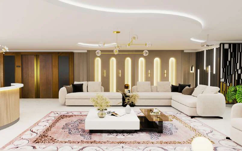 VIP Lounge, Dubai — main suite — Interior visualization